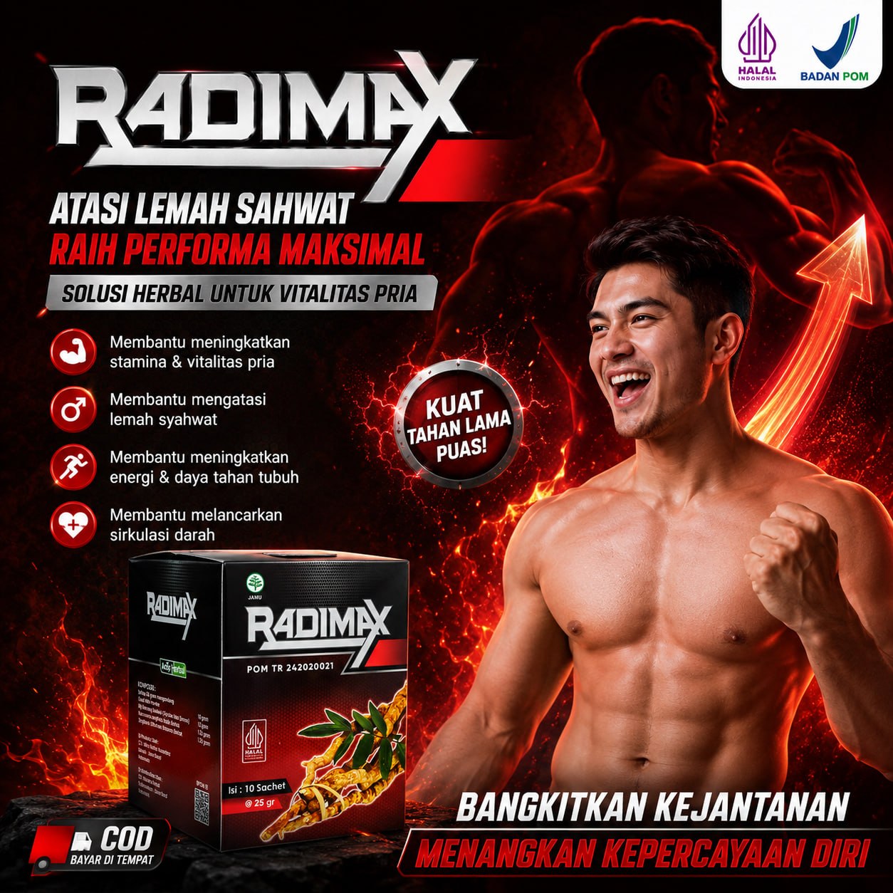 Obat Kuat Pria Tahan Lama Kopi Radimax Stamina Pria Herbal 2