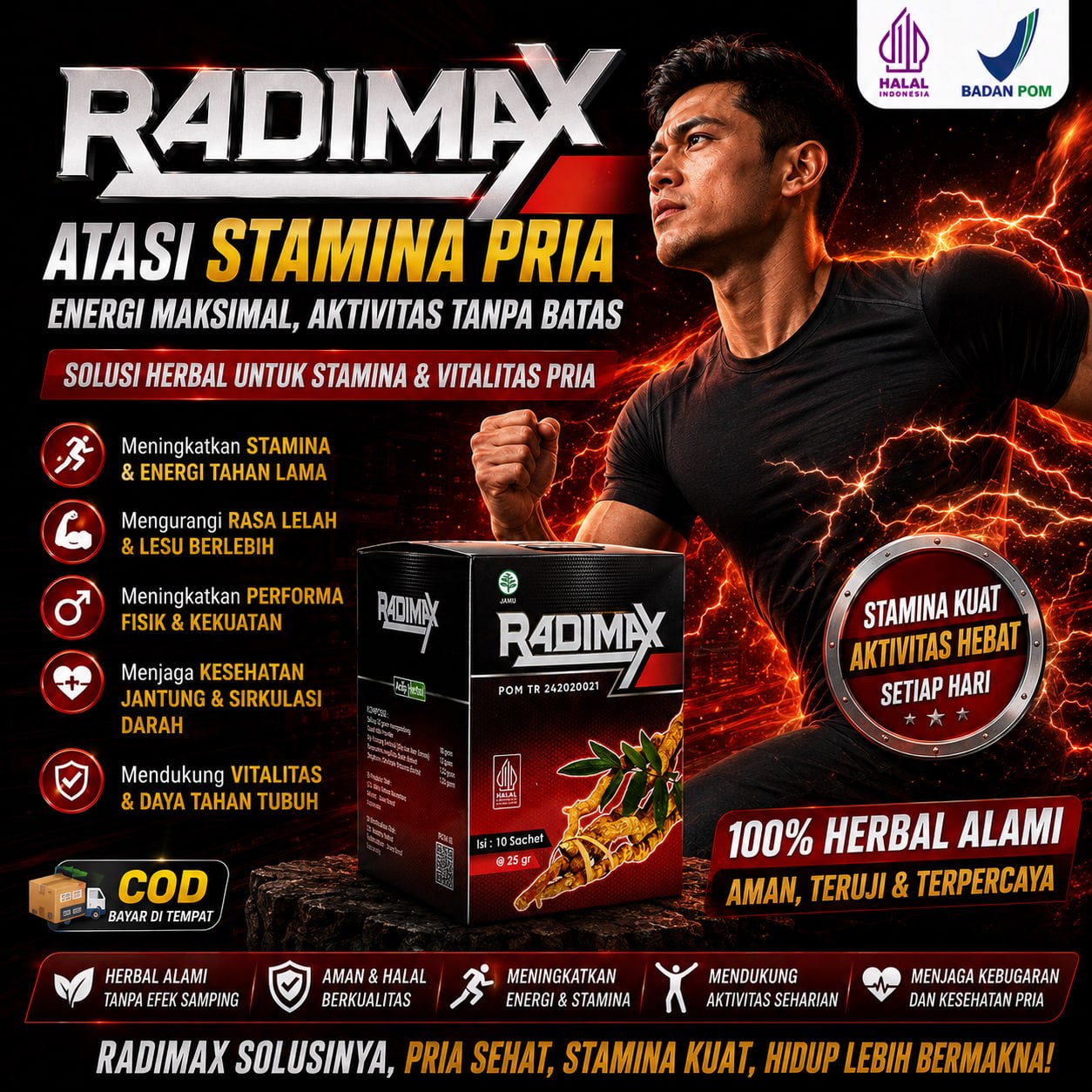 Obat Kuat Pria Tahan Lama Kopi Radimax Stamina Pria Herbal