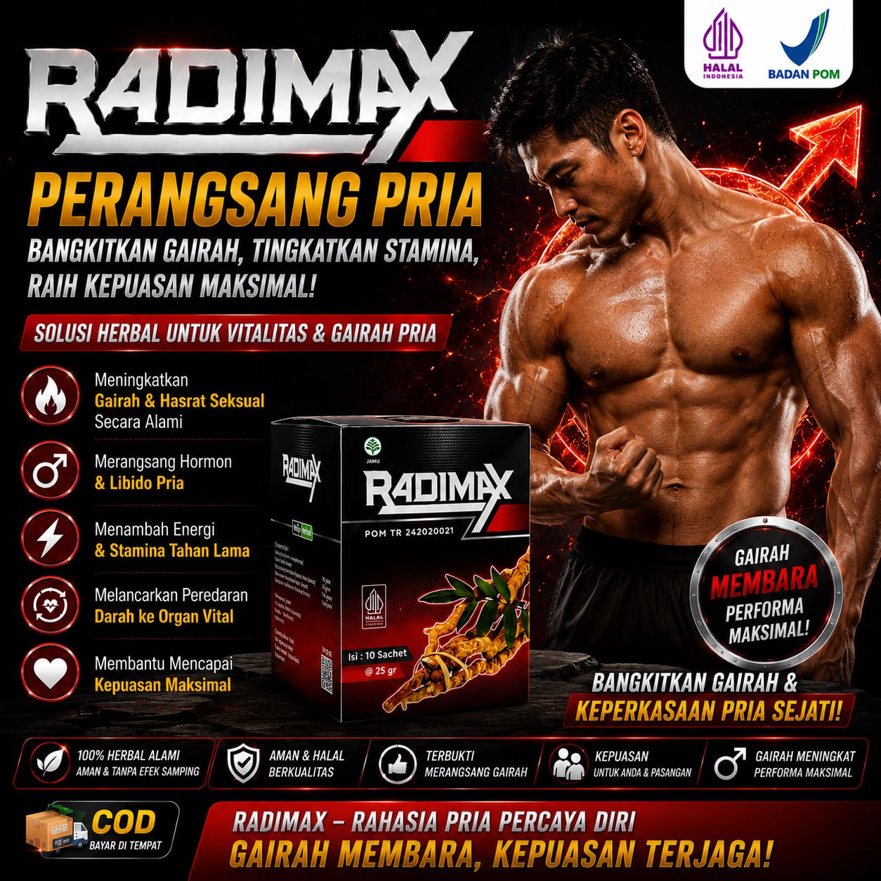 Obat Kuat Pria Tahan Lama Kopi Radimax Stamina Pria Herbal 5