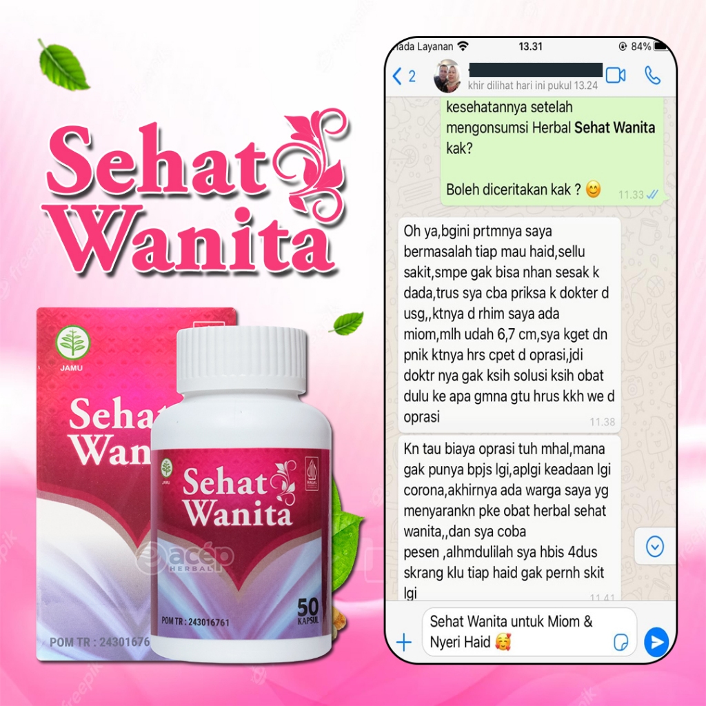 Obat keputihan Sehat Wanita Original Herbal Pelancaran Menstruasi Obat Benjolan Miss V Kista Bartholin Miom PCOS Endometriosis Ovarium Nyeri Saat Haid Radang Panggul Tuba Falopi Tersumbat Gurah Rahim Turun Peranakan Kanker Serviks 4